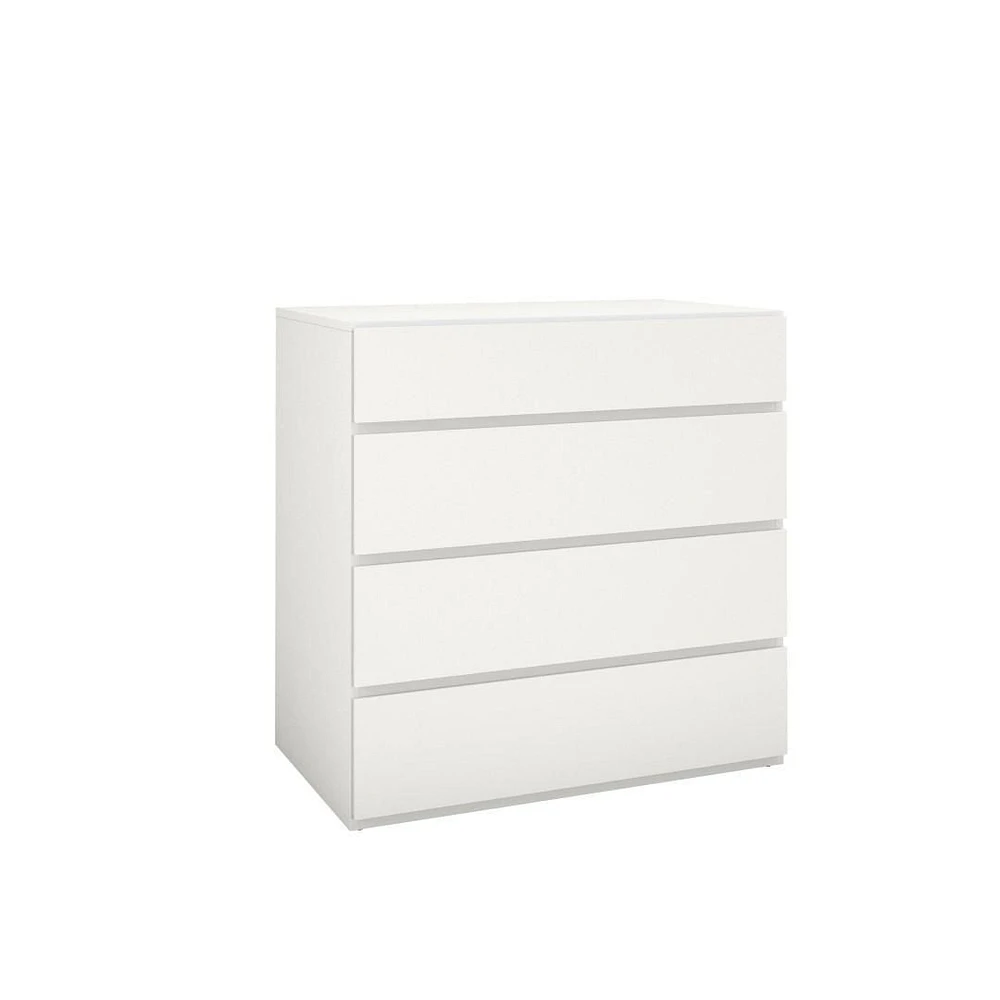 Nexera Paris 4-Drawer Chest, White