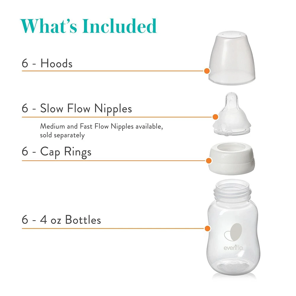 Evenflo Feeding Balance + Standard Neck BPA-Free Bottles