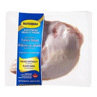 Butterball Fresh Turkey Bone-In Breast, Raised without Antibiotics (RWA), 1 breast / package, 0.65 - 0.80 KG