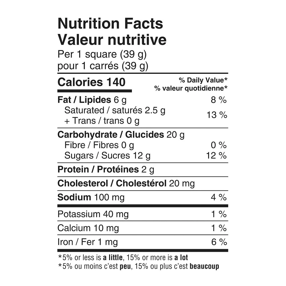 Charlotte’s Lemon Squares, 9 pieces, 355 g total