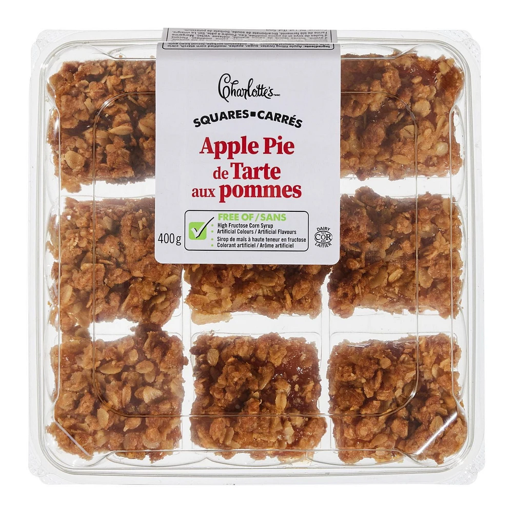 Charlotte’s Apple Pie Squares, 9 pieces, 400 g total