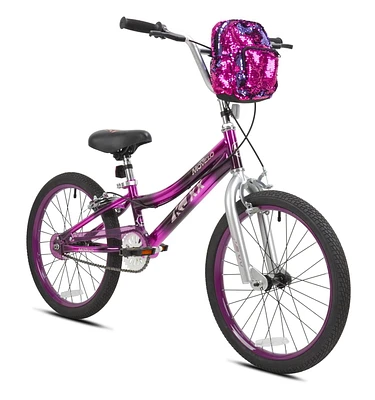 Movelo KJ XX 20" Girls BMX Bike- Purple, Ages 5-9