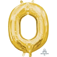 Anagram International Party-Eh! Gold Letter O Balloon, All Ages