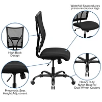 HERCULES Series Big & Tall 400 lb. Rated Black Mesh Executive Swivel Chair