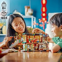 LEGO Family Reunion Celebration Building Toy for Kids, Restaurant Playset with Toy Kitchen and 13 Minifigures for Pretend Play, Family Gift Set for Boys and Girls Ages 8 and Up, 80113