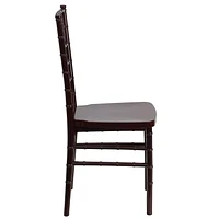 HERCULES PREMIUM Series Mahogany Resin Stacking Chiavari Chair