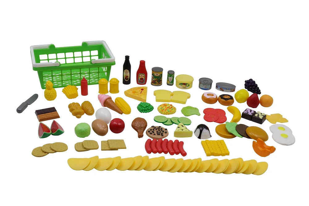 Kid Connection Food Playset, 100 Pieces