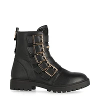 MEXX Black boot with warmlining and buckles