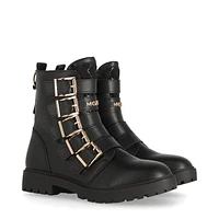 MEXX Black boot with warmlining and buckles