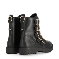 MEXX Black boot with warmlining and buckles