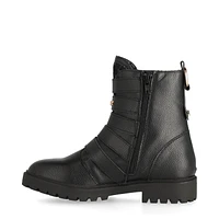 MEXX Black boot with warmlining and buckles