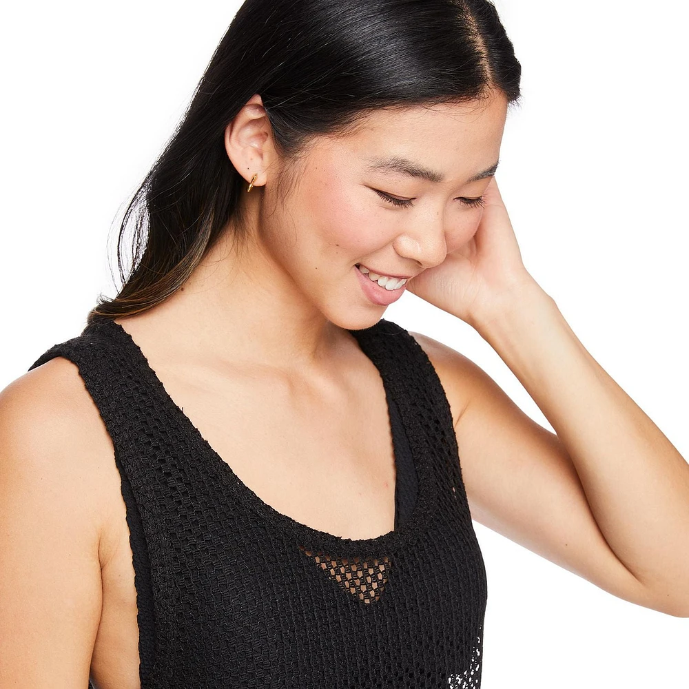 George Women's Crochet Dress Cover-Up
