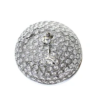 Elegant Designs 2 Light Elipse Crystal Flush Mount Ceiling Light