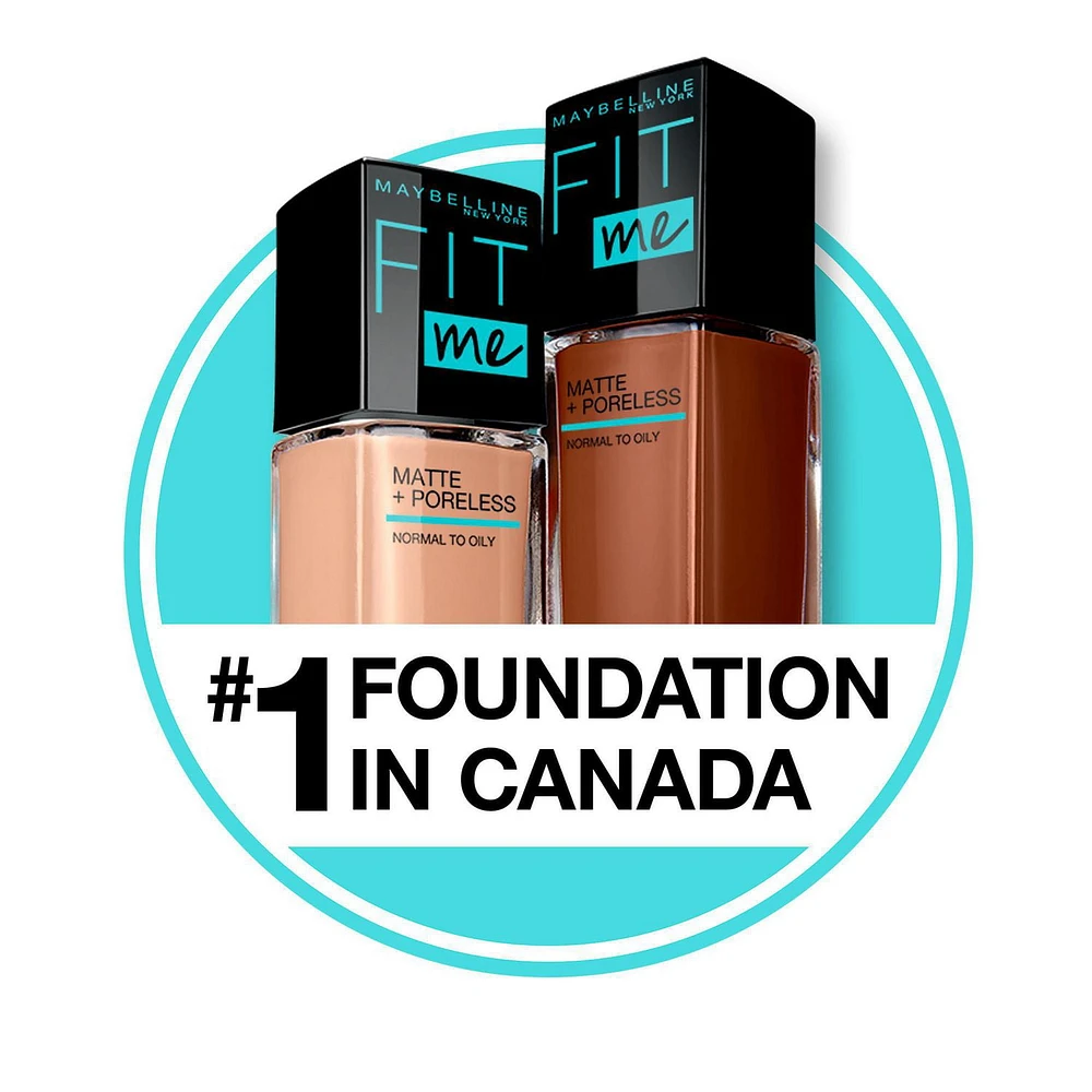Fond de teint liquide Matte + Poreless Fit Me® Maybelline New York Fond de teint Matte + Poreless Fit Me