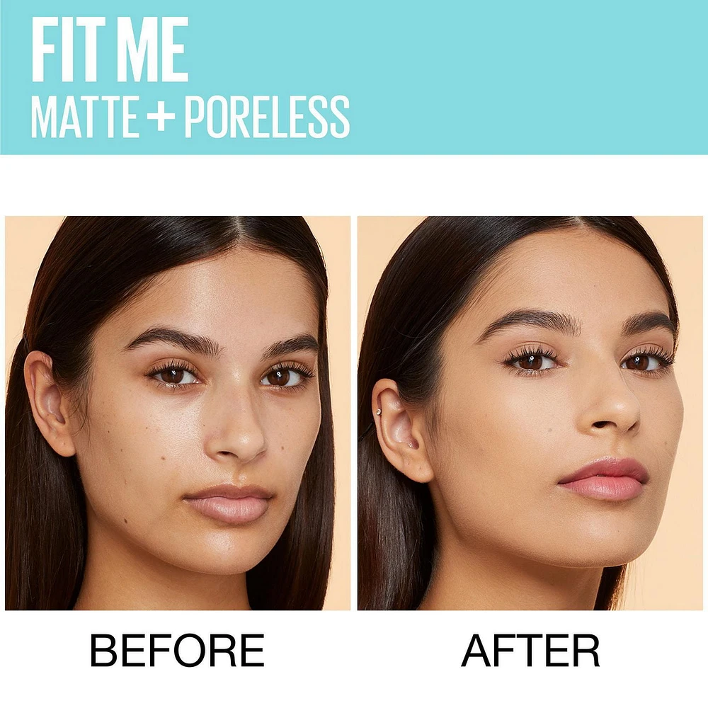 Fond de teint liquide Matte + Poreless Fit Me® Maybelline New York Fond de teint Matte + Poreless Fit Me
