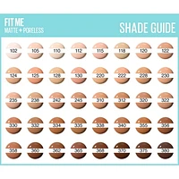 Fond de teint liquide Matte + Poreless Fit Me® Maybelline New York Fond de teint Matte + Poreless Fit Me