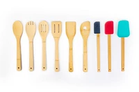 Mainstays MS 9PC BAMBOO SET,0.984 in,1 set, Bamboo spoon and shovel set