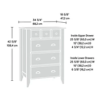 Sauder Shoal Creek 4-Drawer Chest