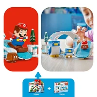 LEGO Super Mario Penguin Family Snow Adventure Expansion Set, Build and Display Toy for Kids, Includes a Goomba Figure and Baby Penguin, Gift for Gamers, Boys and Girls Ages 7 and Up,71430, Includes 228 Pieces, Ages 7+