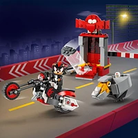 LEGO Sonic the Hedgehog Shadow the Hedgehog Escape Building Set, Motorcycle Toy, Video Game Character Figures, Sonic Toy for Kids, Gift for Gamers Ages 8 Plus, 76995, Includes 196 Pieces, Ages 8+