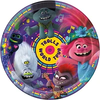 8 Trolls World Tour 9`` Plates