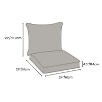 HOMETRENDS Deluxe Deep Seat Cushion