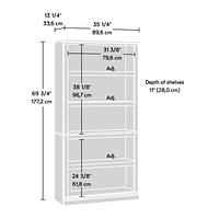 Sauder Select 5-Shelf Bookcase