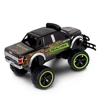 NKOK 14"L RealTree Ford F-150 Raptor 1/14 Scale RC Toy - Black & White