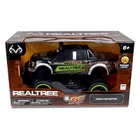 NKOK 14"L RealTree Ford F-150 Raptor 1/14 Scale RC Toy - Black & White