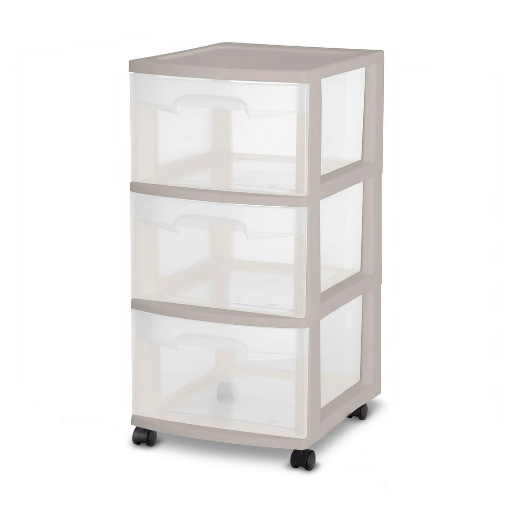 Sterilite 3 Drawer Cart