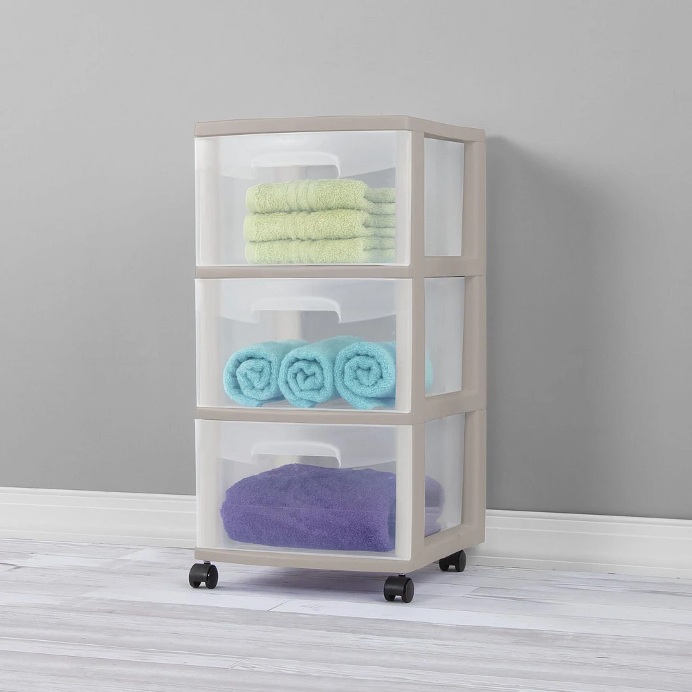 Sterilite 3 Drawer Cart