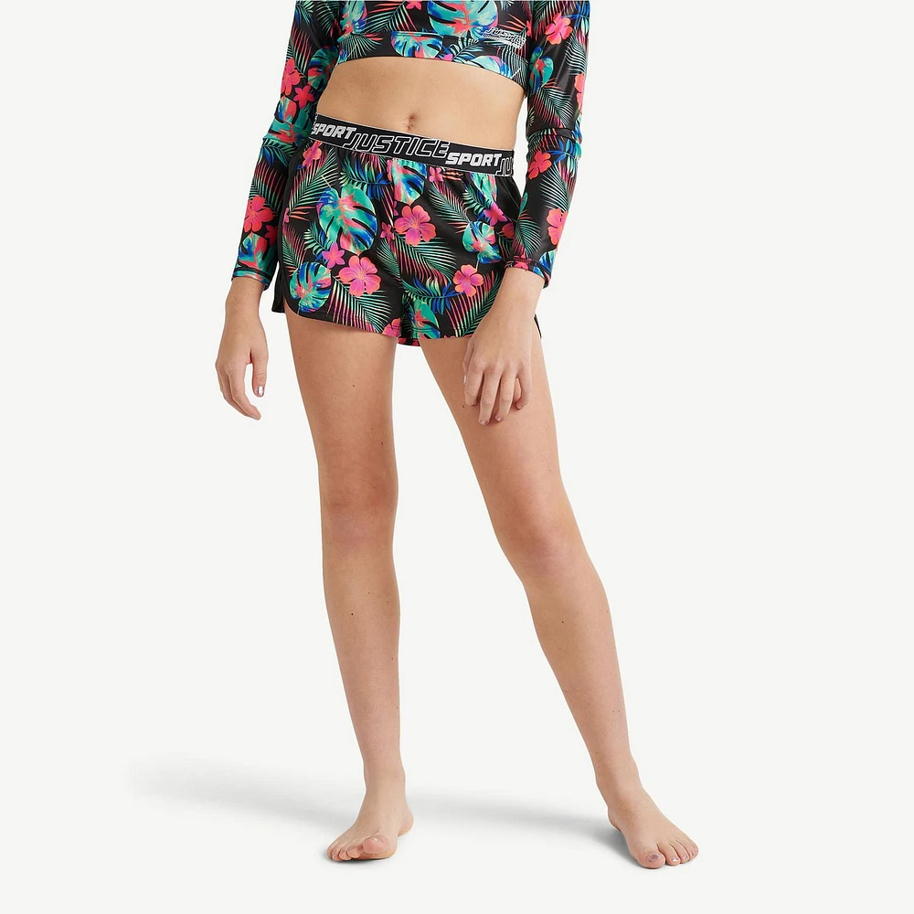 Justice Girls' Printed Board Short