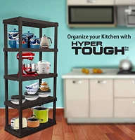 HYPER TOUGH Heavy Duty 5-Tier Interlocking Shelf