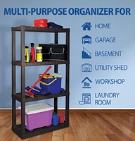 HYPER TOUGH 4-Tier Utility Interlocking Shelf