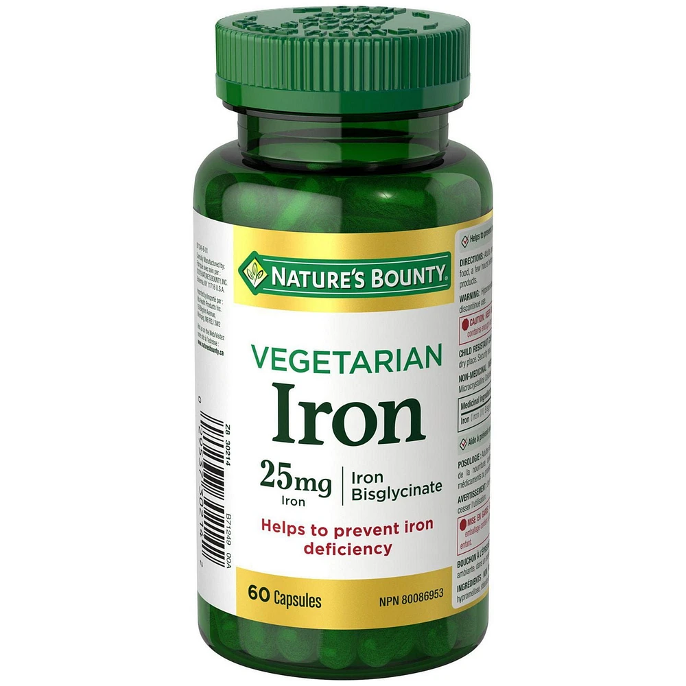 Vegetarian Iron, 60 Capsules