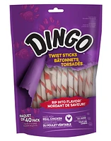 Dingo Twist Sticks 40ct, 7oz, 200g, Dingo Twist Sticks 40ct, 7oz, 200g Rawhide