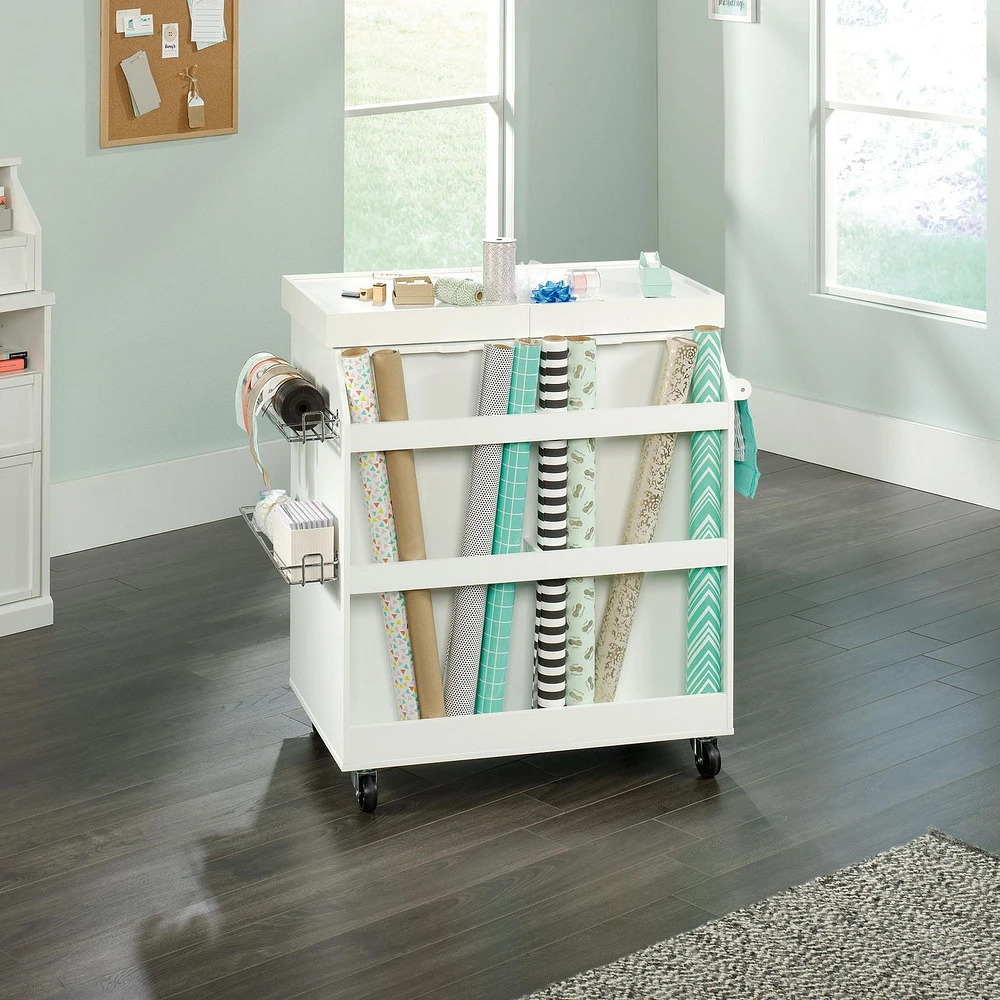 Sauder Craft Pro Series® Craft Cart, White, 417047