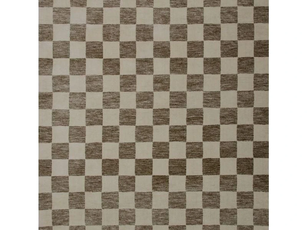 Rug Branch Maya Checkered Modern Beige Brown Indoor Hand-Tufted Area Rug