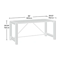 Sauder Dixon City Executive Desk, Brushed Oak, 432892