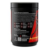 Six Star Preworkout Explosion, Pre Workout Powder for Men and Women with Creatine Monohydrate and Beta Alanine for Energy, Focus and Intensity, Energy Powder, Peach Mango (60 Servings), 60 Serving, 417g