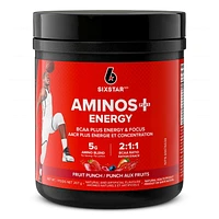 Six Star Amino Plus Energy, BCAA Powder & Energy, Fruit Punch (30 Servings), 30 Serving