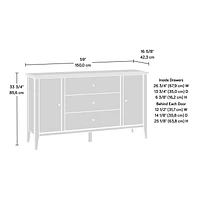 Sauder Larkin Ledge® Dresser, Glacier Oak, 433706