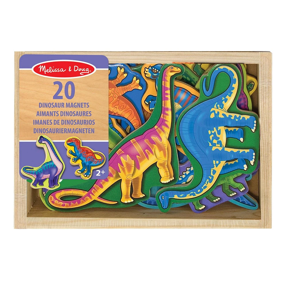 Melissa & Doug Wooden Dinosaur Magnets