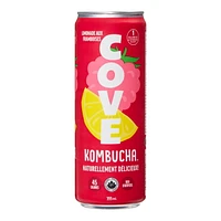 Cove Raspberry Lemonade Kombucha, 355 mL