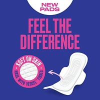 28 serviettes CAREFREEMD ultra-minces avec ailes à absorptivité régulière 28 serviettes