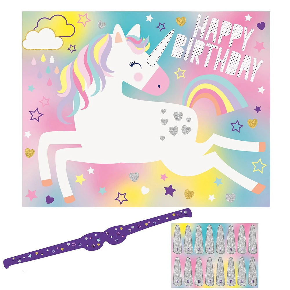 Unique Party Favors Unicorn Party Game, Party Game for 16