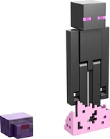 Minecraft Enderman Figure Action Figure, 3.25-in, with 1 Build-a-Portal Piece & 1 Accessory