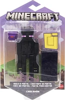 Minecraft Enderman Figure Action Figure, 3.25-in, with 1 Build-a-Portal Piece & 1 Accessory