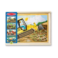 Melissa & Doug Construction Puzzles in a Box