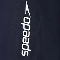 Haut de bain à manches courtes de couleur unie Speedo pour hommes Tailles P-2XL